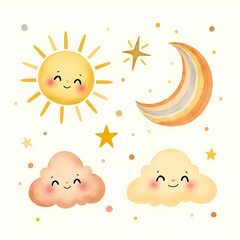 Whimsical Sky Elements