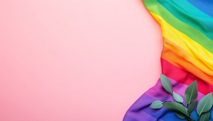 Pride Gradient background LGBTQ Pride rainbow Colours, lgbtq rights pride month concept banner with copyspace