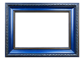 black and blue frame clipart image on transparent background