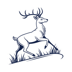 Deer logo design