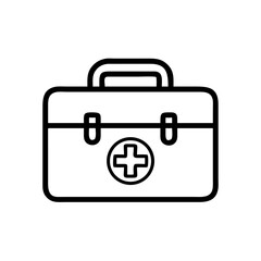 Icon of a doctorchest / first aid kit