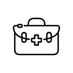 Icon of a doctorchest / first aid kit