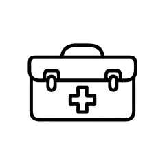Icon of a doctorchest / first aid kit