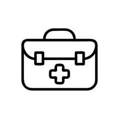 Icon of a doctorchest / first aid kit