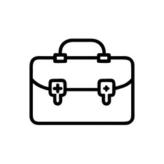 Icon of a doctorchest / first aid kit