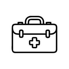 Icon of a doctorchest / first aid kit