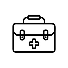 Icon of a doctorchest / first aid kit