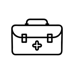 Icon of a doctorchest / first aid kit