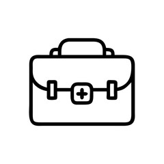 Icon of a doctorchest / first aid kit