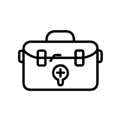 Icon of a doctorchest / first aid kit