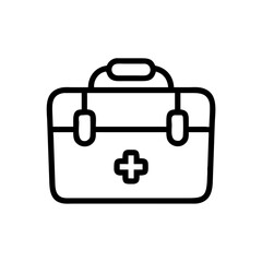 Icon of a doctorchest / first aid kit