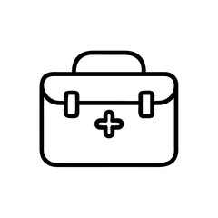 Icon of a doctorchest / first aid kit