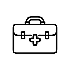 Icon of a doctorchest / first aid kit