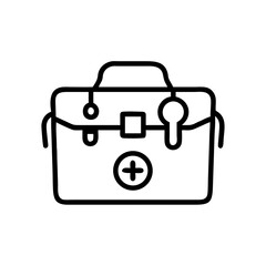 Icon of a doctorchest / first aid kit