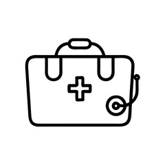 Icon of a doctorchest / first aid kit