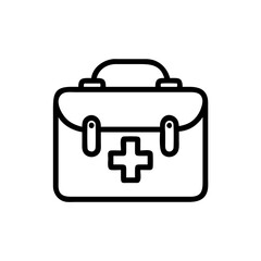 Icon of a doctorchest / first aid kit
