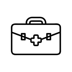 Icon of a doctorchest / first aid kit