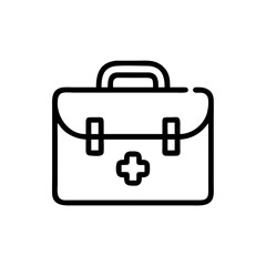 Icon of a doctorchest / first aid kit