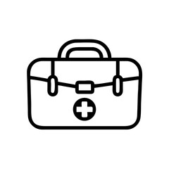 Icon of a doctorchest / first aid kit