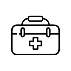 Icon of a doctorchest / first aid kit