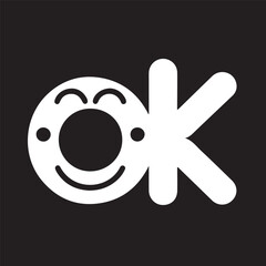 minimalist logo design, white letters ok on black background, bold geometric typography, stark contrast, simple and clean, modern branding