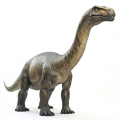 Fototapeta premium realistic depiction of Diplodocus dinosaur on white background