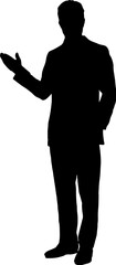 businessman silhouette