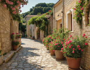 Naklejka premium Flower beds in the English Garden with a variety of colorful flowers