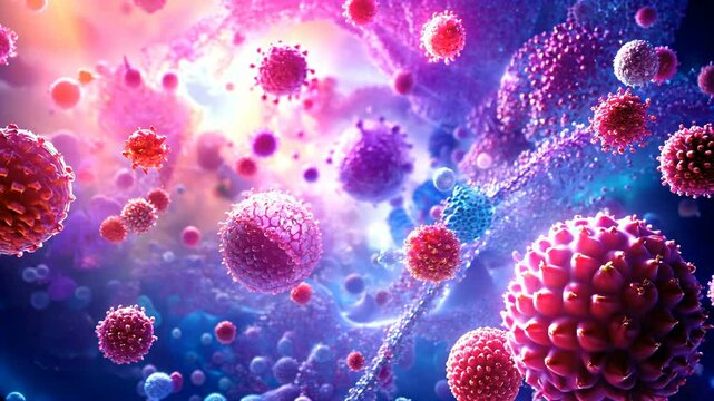 The Colorful Microscopic World Exploring Vibrant Cellular Structures and Stunning Patterns in Detail