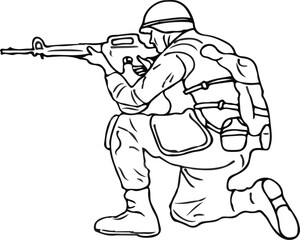 How to draw a Soldier, for beginners