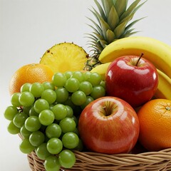 fresh fruits on the table
