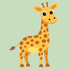 Fototapeta premium giraffe vector illustration