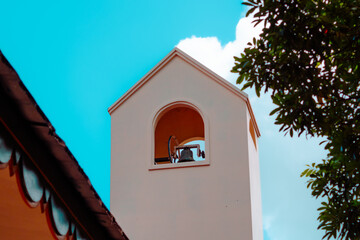 bell tower of the church