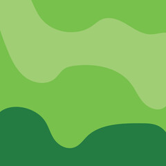 green dynamic liquid fluid flat background design