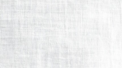 A close - up view of aged white linen paper texture with subtle creases, presented against a plain white background to emphasize the intricate natural features and textures of the linen cloth.