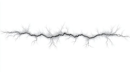 Intricate crack patterns on a white surface, textured background image for design projects