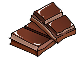 This is an illustration of some chocolate