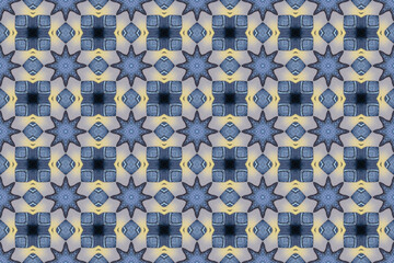 Seamless Geometric Shape Textile Wallpaper Interior Endless Decoration Visual Perspective Fashion Cloth Background Graphic Symmetric Texture Template Luxury Digital Tile Design Fabric Art Pattern.