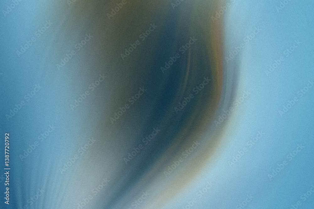 Poster abstract blurry background with blue and brown color gradient creating a soft and smooth texture eff