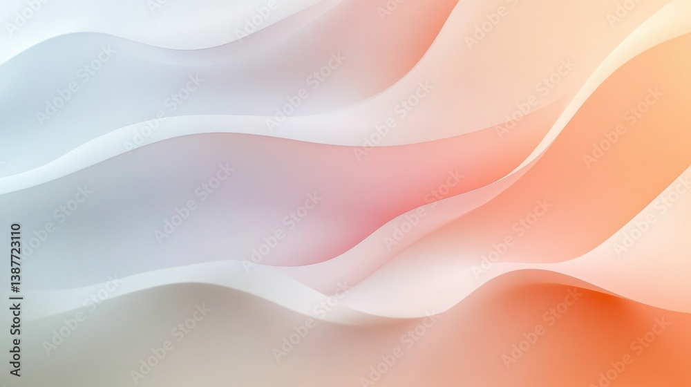 Leinwandbilder abstract background with seamless gradient transitions in cool and warm hues designed for modern aes