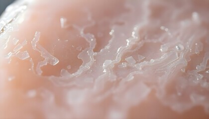 Fototapeta premium close up of a person's skin with water droplets on it