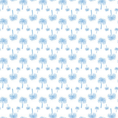 Coconut Seamless Vector Pattern Design 