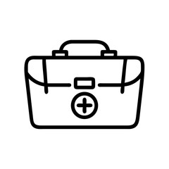 Icon of a doctorchest / first aid kit