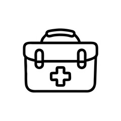 Icon of a doctorchest / first aid kit