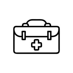 Icon of a doctorchest / first aid kit