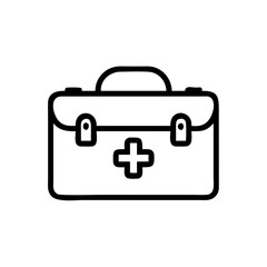 Icon of a doctorchest / first aid kit