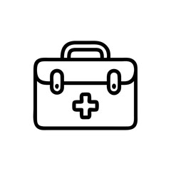 Icon of a doctorchest / first aid kit