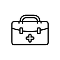 Icon of a doctorchest / first aid kit