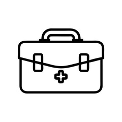Icon of a doctorchest / first aid kit