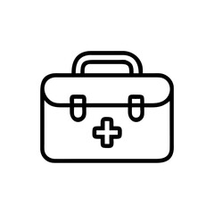 Icon of a doctorchest / first aid kit